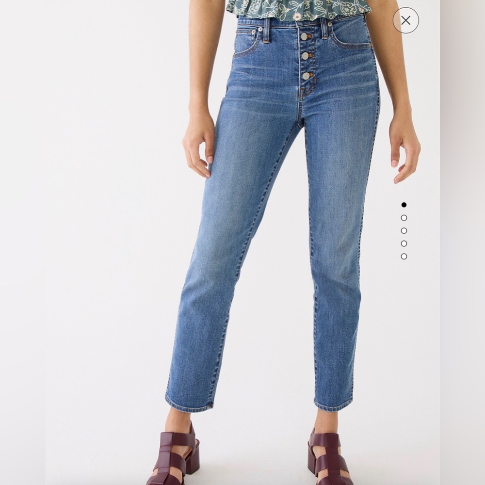 JCREW 10” Vintage Slim-Straight Jean in Willow Wash